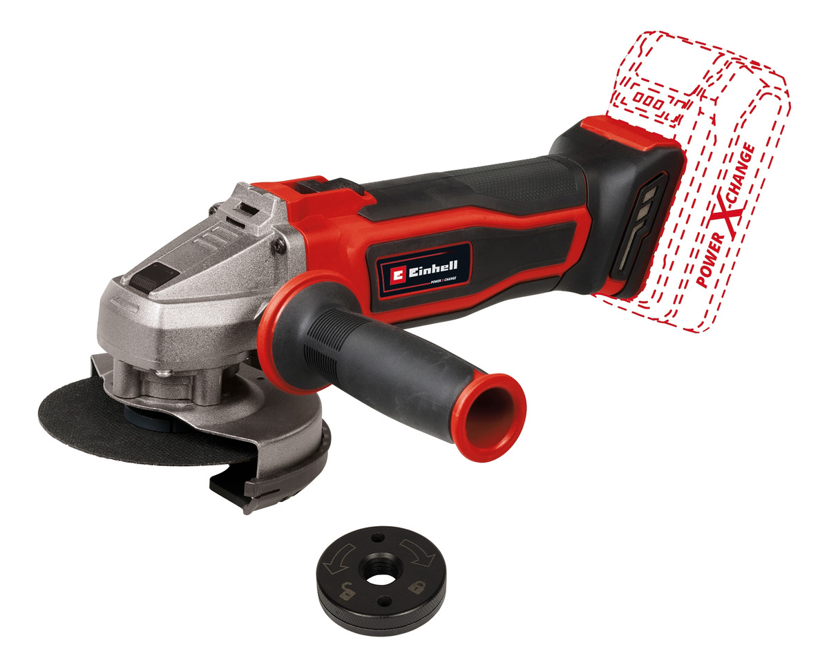 Amoladora Inalámbrica Einhell 115mm Te-ag 18/115 Q Li Solo Color Rojo 50 Hz