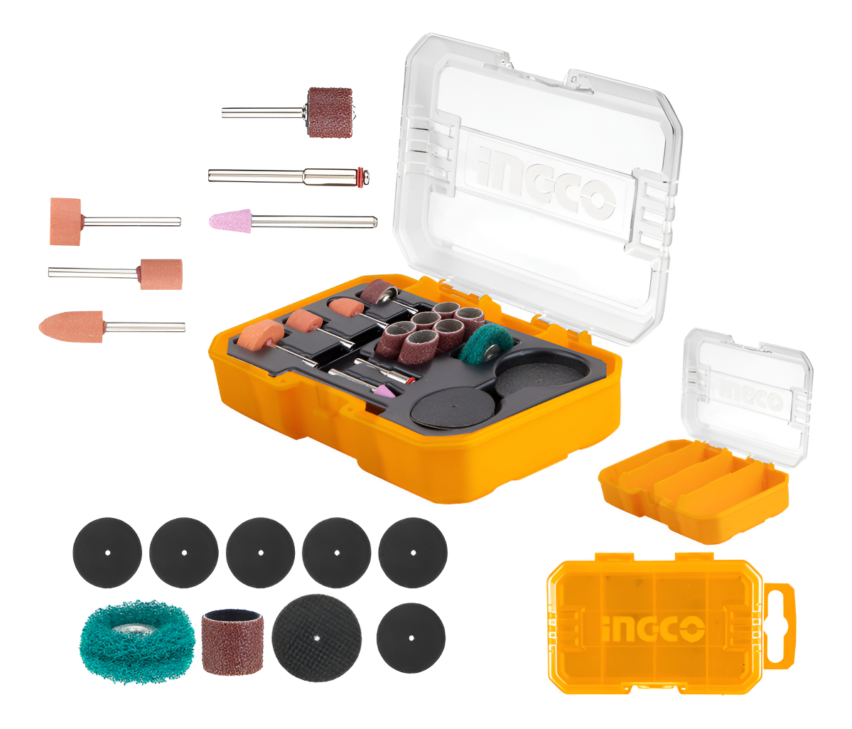 Set 25 Piezas Accesorios Mini Torno Ingco Akmg5024
