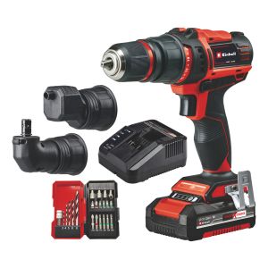 Taladro Percutor Inalámbrico En Kit Einhell Rojo