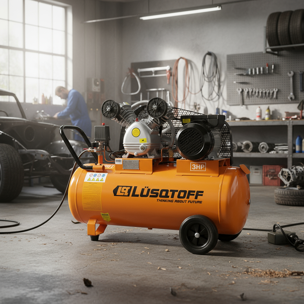 Compresor De Aire Eléctrico Lüsqtoff Lc-30100 100l 3hp - Imagen 2