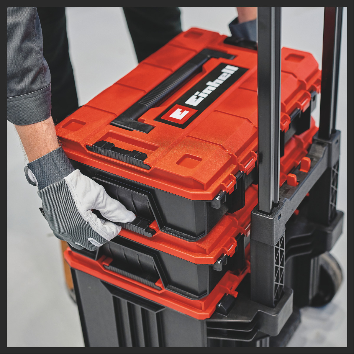 Caja De Herramientas Con Ruedas Einhell E-case 120 Kg Rojo - Imagen 2