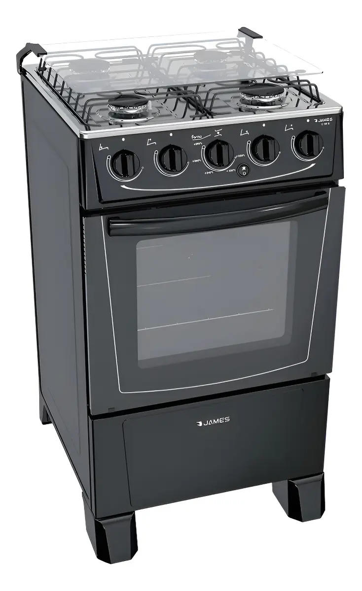 Cocina Gas James Horno Enlozado C105 4 Hornallas