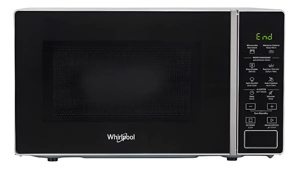 Microondas Grill Whirlpool Digital 30lt Wmg25sk25f Kirkor