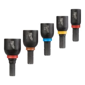 Kit 5 Porta Tornillos Magnéticos Hexagonales De Impacto 49-6