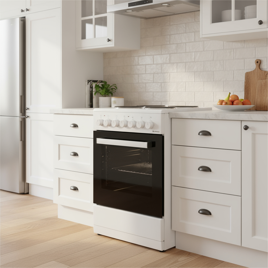 Cocina Electrica James Modelo C-801 A Rtks - Color Blanco - Imagen 2