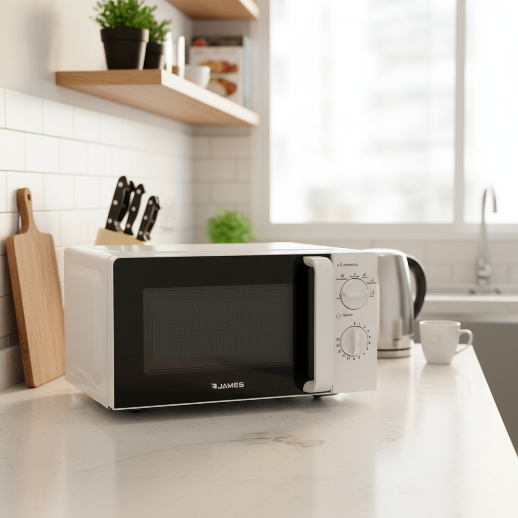 Horno Microondas James J-18 Gr Blanco - Imagen 2