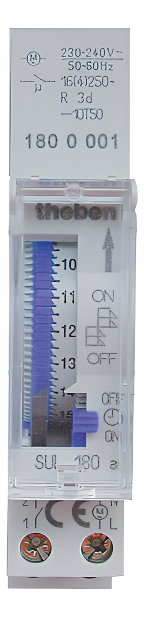 Temporizador Analógico 24hs Con Reserva Sul180a