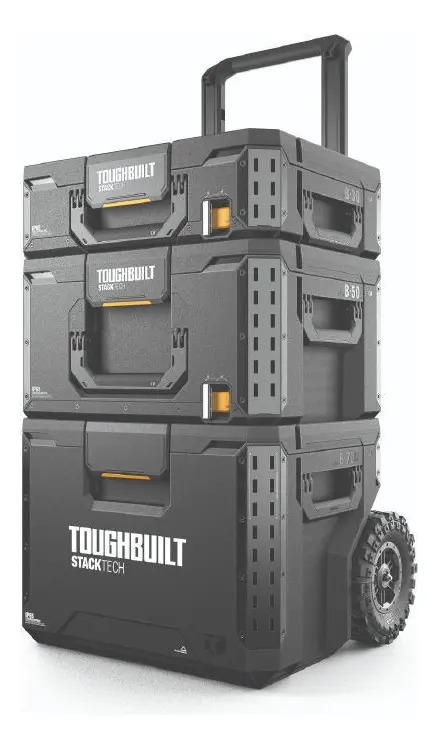 Combo De 3 Cajas De Herramientas Stacktech Toughbuilt