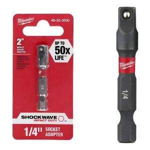 Adaptador 1/4'' Hex - Cuadrante 1/4'' 4832-5030 Milwaukee
