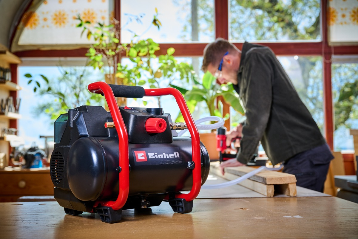 Compresor De Aire Inalámbrico Te-ac 36/150 Li Of-solo Rojo - Imagen 4