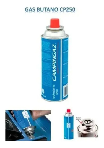 Gas Butano Cp250 Para Anafe Portátil Camping Kirkor Outdoor - Imagen 2