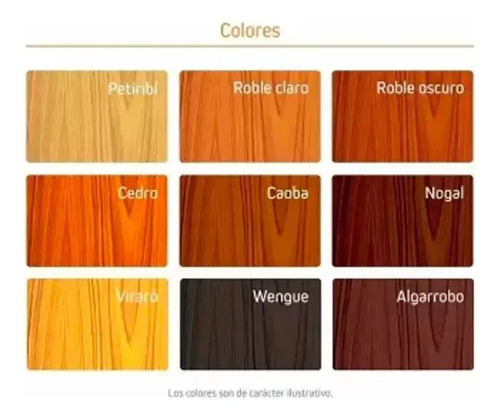 Colorantes Para Teñir Maderas Varios Colores Petrilac - 60cc - Imagen 2
