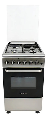 Cocina Combinada Futura Ibiza 50x60 Acero Inox Plateado