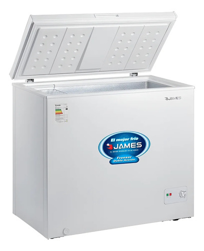 Freezer Heladera James 210 Horizontal Color Blanco 198l