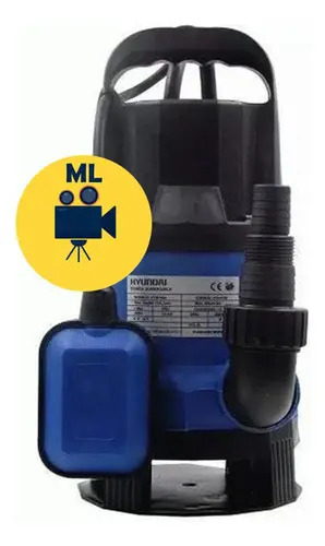 Bomba Sumergible 1/2 Hp Hyundai Agua Limpia Y Sucia G P