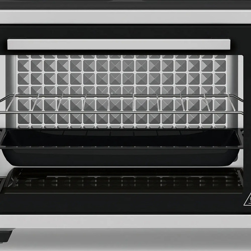 Horno Eléctrico De Mesa James Hji 39 Hp Con Discos 39 Litros Color Gris - Imagen 2
