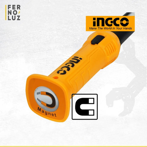 Linterna Lampara Magnética Recargable Ingco Hwli35261 *ub* Color De La Luz Blanco - Imagen 7