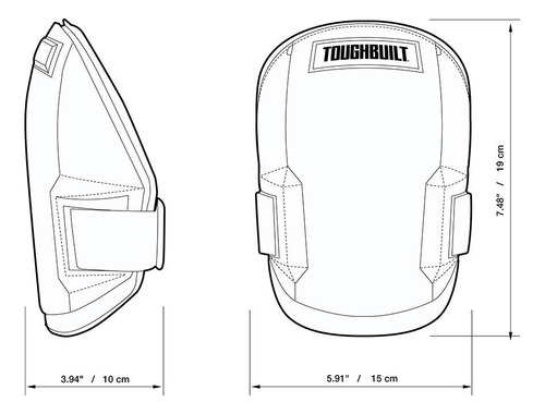 Rodilleras 2 En 1 Tb-kp-101 Toughbuilt - Imagen 5