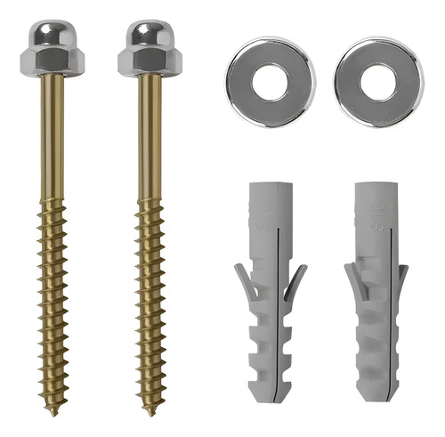 Tornillo Para Water Inodoro 70mmx2 4k Con Taco