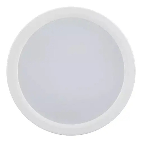 Plafón Led Redondo 12w Blanco, Luz Neutra O150mm