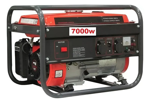 Generador A Nafta 7,0kw 7000w Gran Potencia - Imagen 2