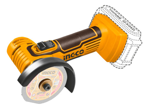Mini Amoladora 3 20v Multifunción Sin Bat Ingco Cagli7601 - Imagen 2