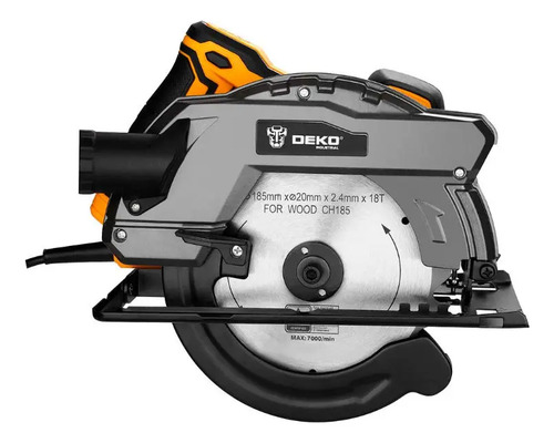 Sierra Circular Deko 7 1/4'' 1600w Dkcs18g185 Kirkor - Imagen 2