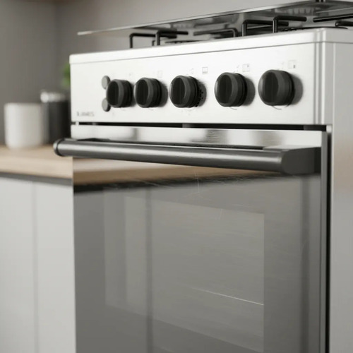 Cocina James C510 Color Inox Con Puerta Con Visor - Imagen 6