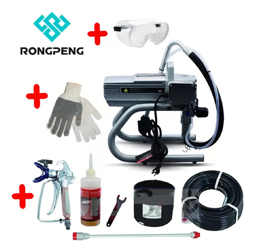 Equipo Pintar Profesional Airless Rongpeng 1,2hp R450 - Tyt - Imagen 3