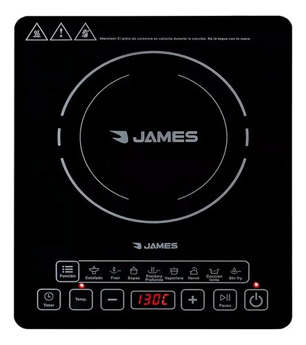 Anafe Eléctrico Portatil James Cij-20 1 Hornalla - Imagen 4