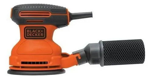 Lijadora Roto Orbital Black + Decker + Set De 10 Lijas 125mm - Imagen 2
