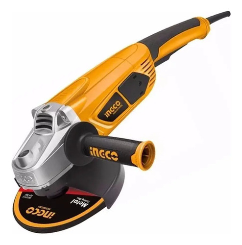Amoladora Angular 7 Indust Mod Nuevo 2200w 180mm Ingco Ag24