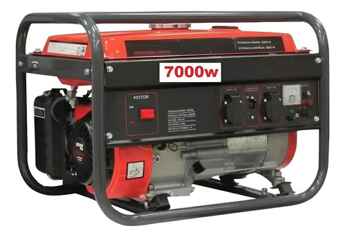 Generador A Nafta 7,0kw 7000w Gran Potencia - Imagen 3