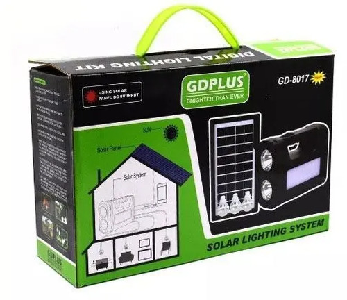 Kit De Iluminación C/ Batería Recargable + Panel Solar Kirko - Imagen 3