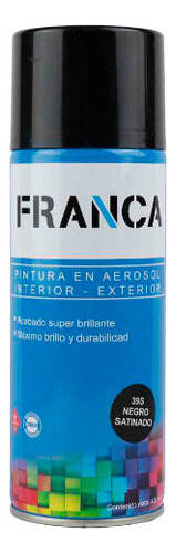 Esmalte En Aerosol 400ml Franca Mate Brillante Satinados Kir - Imagen 2