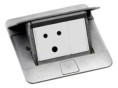 Tapa P/caja De Piso O Mueble De 3 Módulos Aluminio