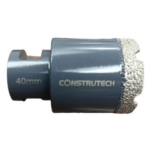 Mecha Copa Diamantada 40mm Construtech Para Amoladora Rosca M14