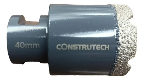 Mecha Copa Diamantada 40mm Construtech Para Amoladora Rosca M14