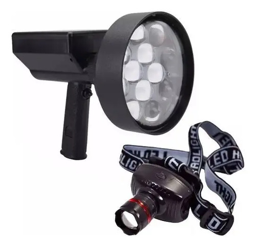Foco Cree Led 3w X 12 Recargable 3500 Lms. + Minero Regalo
