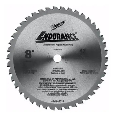 Disco De Corte Para Metales Milwaukee 42 Dientes 6370-59 Blanco - Imagen 2