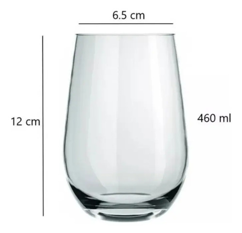 Vaso Refresco Nadir 480 Ml Dubai X 12 Unidades Kirkor - Imagen 2