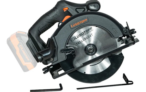 Sierra Circular Inalámbrica Brushless Profesional Black Series 20v 185mm Lusqtoff Frecuencia 50hz Csl4500-9b Negro - Imagen 9
