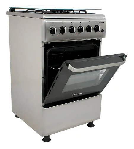 Cocina Combinada Futura Ibiza 50x60 Acero Inox Plateado - Imagen 2