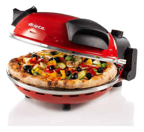 Horno De Mesa Eléctrico Ariete Horno De Pizza Rojo 220v - Imagen 2