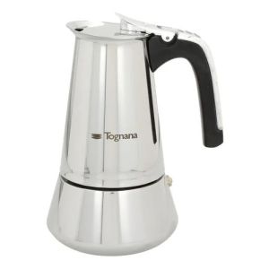 Cafetera Italiana Para Inducción Acero Inoxidable 4 Tazas