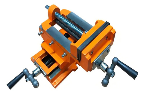 Morsa Cruz Doble Eje 3 Pulgadas Taladro Agujereador Lusqtoff - Imagen 2
