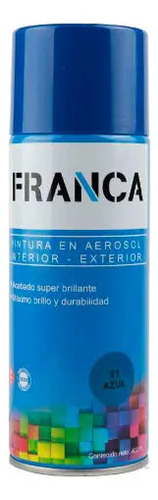 Esmalte En Aerosol 400ml Franca Mate Brillante Satinados Kir - Imagen 5