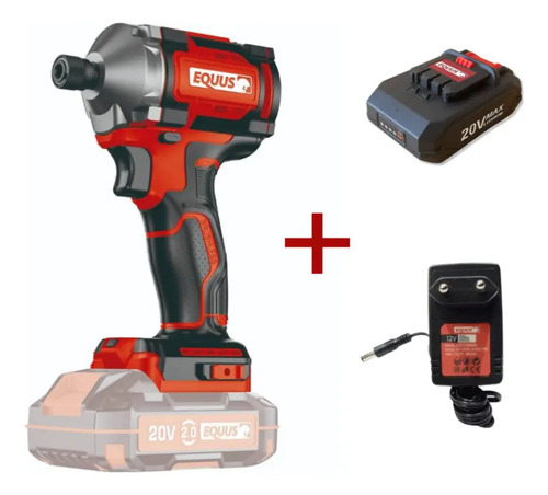Atornillador De Impacto Inalambrico + Batería + Cargador - Imagen 3
