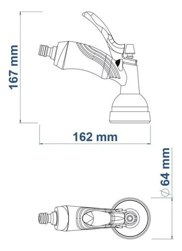 Hidropistola Pistola De Riego Acople Rápido Tramontina - Sas - Imagen 4