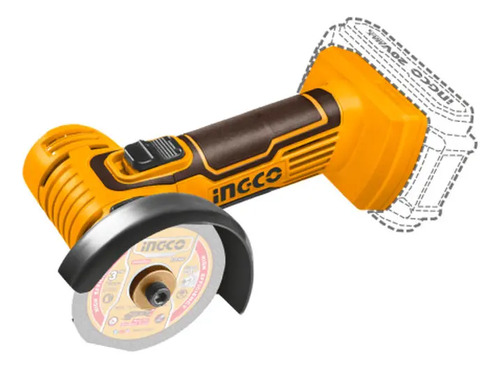 Mini Amoladora 3 20v Multifunción Sin Bat Ingco Cagli7601